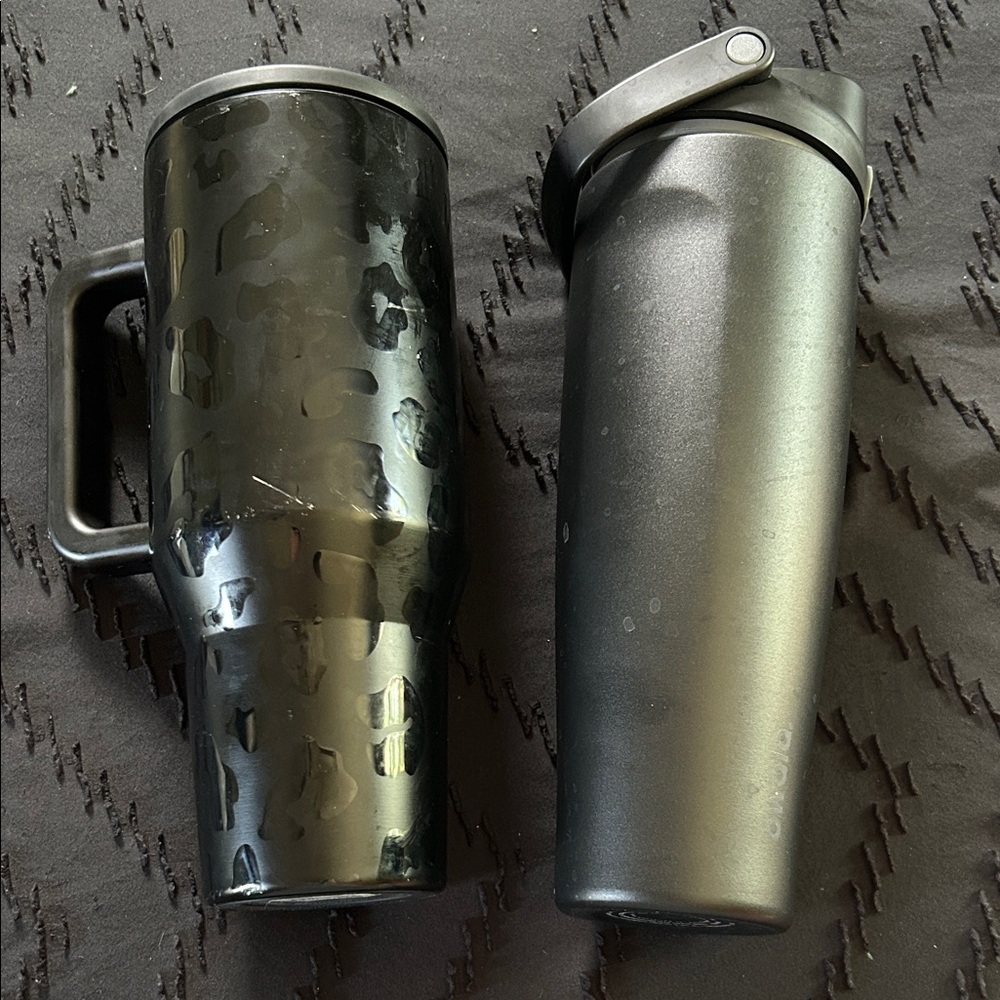 Owala and Hydrojug Black Water Bottles